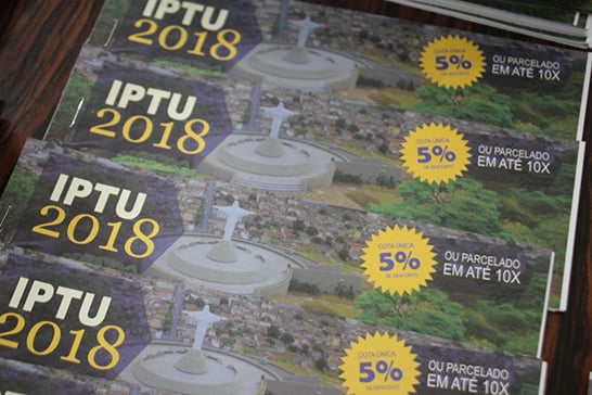 Carnês do IPTU começam a ser entregues em Araxá