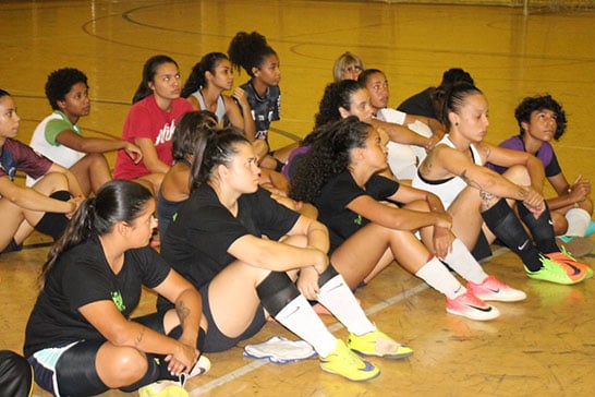 Realizada seleção de atletas para o futsal feminino, com o apoio da PMA