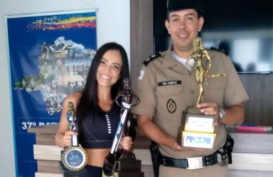 Policial Militar é campeã absoluta de fisiculturismo