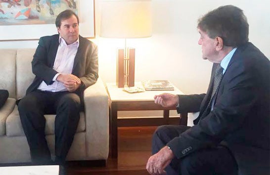 Prefeito de Araxá se reúne com presidente da Câmara em Brasília para viabilizar projeto de canalização de Córrego