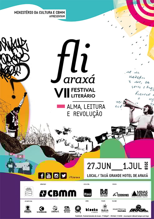 “Alma, Leitura e Revolução” norteia o inverno do VII Fliaraxá