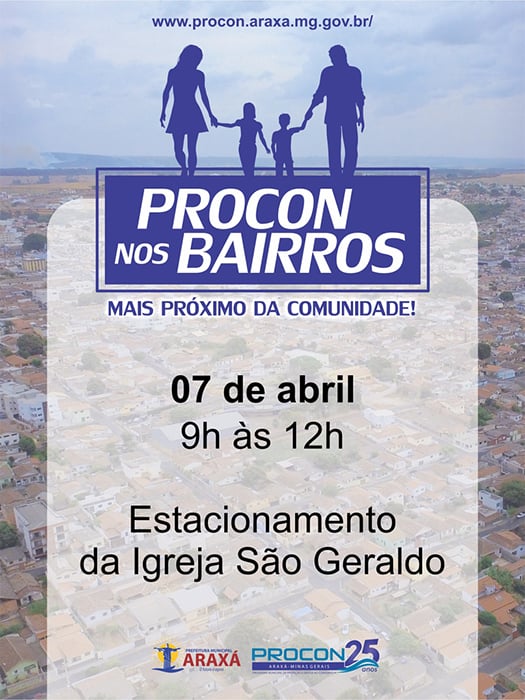 Informativo: Atendimento do Procon no Bairro São Geraldo