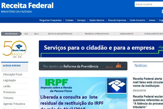 Menos de um terço dos contribuintes enviou declaração do Imposto de Renda