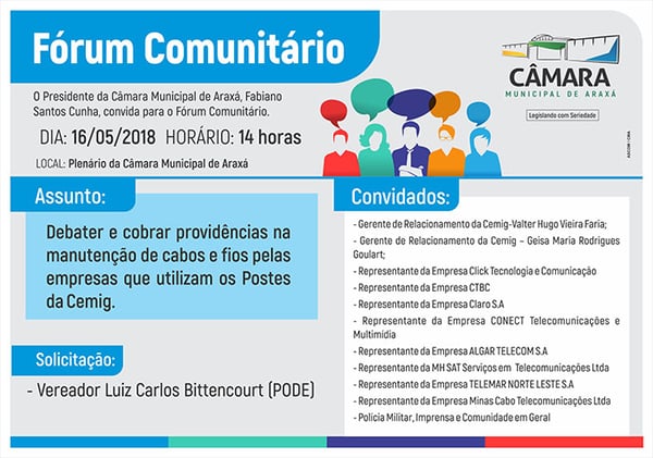 Convite: Fórum Comuniário