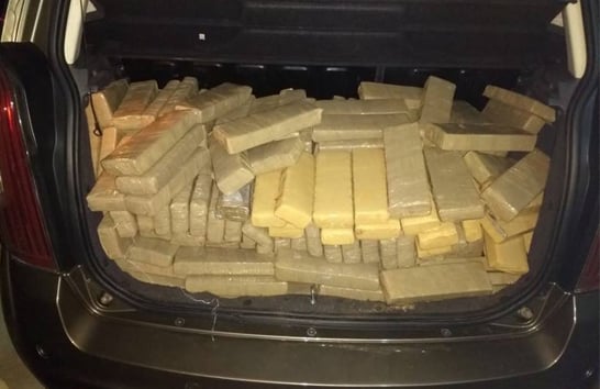 PM apreende mais de 260 quilos de maconha em Araxá