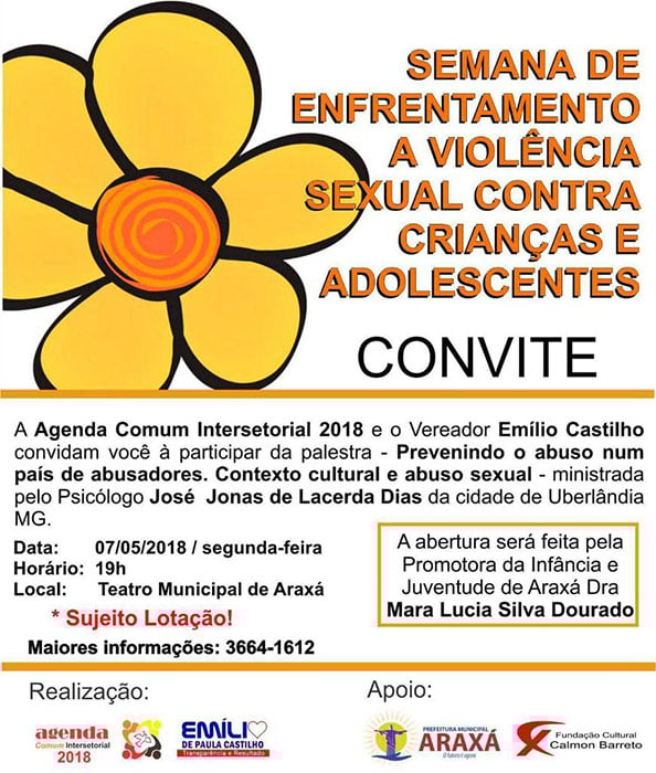 Semana de enfrentamento a violência sexual contra crianças e adolescentes