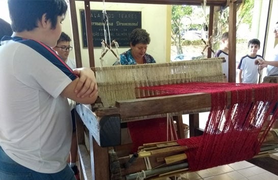 Alunos de Uberaba visitam museus de Araxá