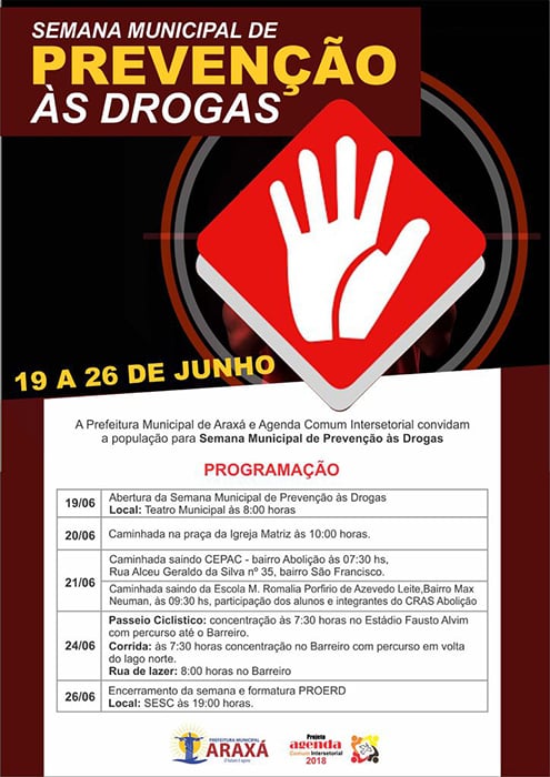 Ações de conscientização combatem o uso de álcool e outras drogas