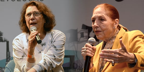 Ana Marina Machado e Marina Colasanti em encontro com a criançada no Fliaraxá