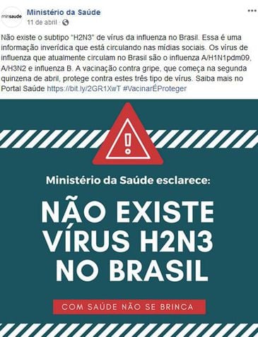 Ministério da Saúde reforça ações de combate às fake news sobre vacinas