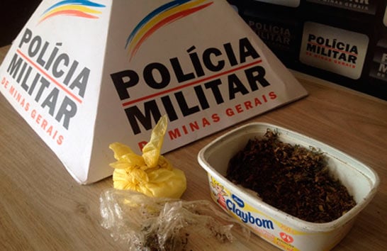 PM prende suspeito de tráfico na zona rural