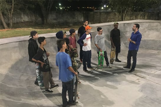 Skate ganha espaço referência no Centro Esportivo Álvaro Maneira