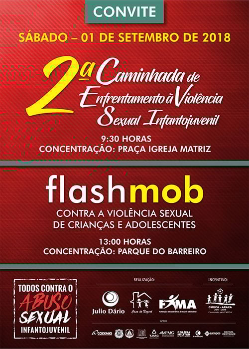 Convite: 2ª Caminhada de Enfretamento à Violência Sexual Infantojuvenil