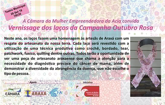 Câmara da Mulher lançará Campanha do Outubro Rosa