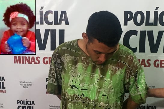 Menina de 2 anos é morta por espancamento pelo namorado da irmã no Bom Jesus