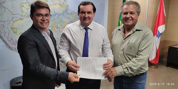 Secretário apresenta plano de trabalho de obras de mobilidade urbana para ministro da Integração Nacional