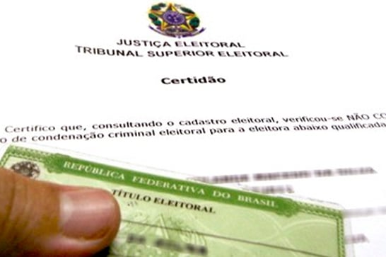Certidão de quitação eleitoral poderá ser emitida pela internet a partir desta segunda