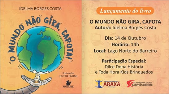 Escritora araxaense lança livro infantil com temática de evolução tecnológica