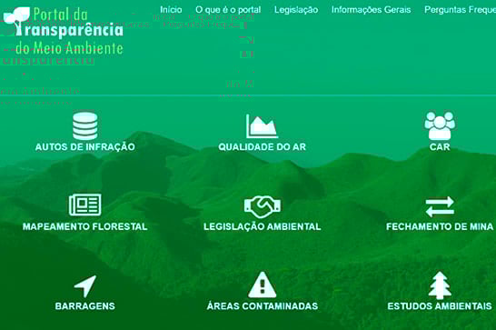 Sociedade ganha portal com informações gerais sobre meio ambiente