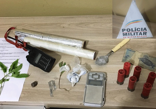 PM apreende droga e prende jovem no bairro Santa Mônica