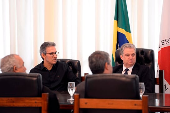 Presidente da ALMG recebe governador eleito Romeu Zema