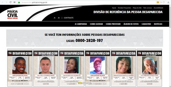 Polícia Civil registra avanços na localização de pessoas desaparecidas e lança site para reforçar ação