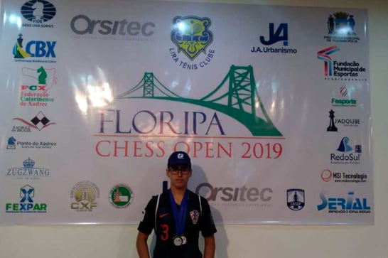 Vítor Fróis participa do Floripa Chess Open