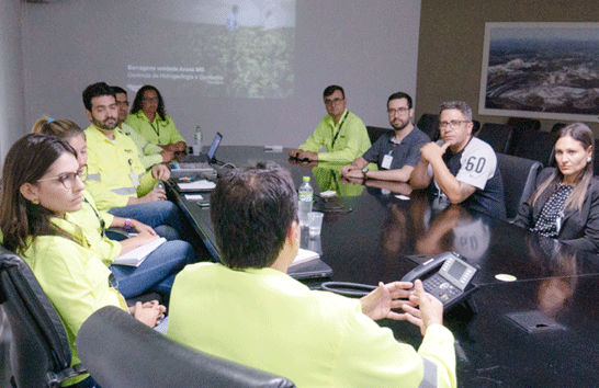 Vereadores visitam Mosaic em busca de informações sobre barragens