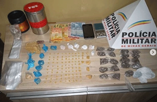 Casal é preso com drogas no bairro São Geraldo