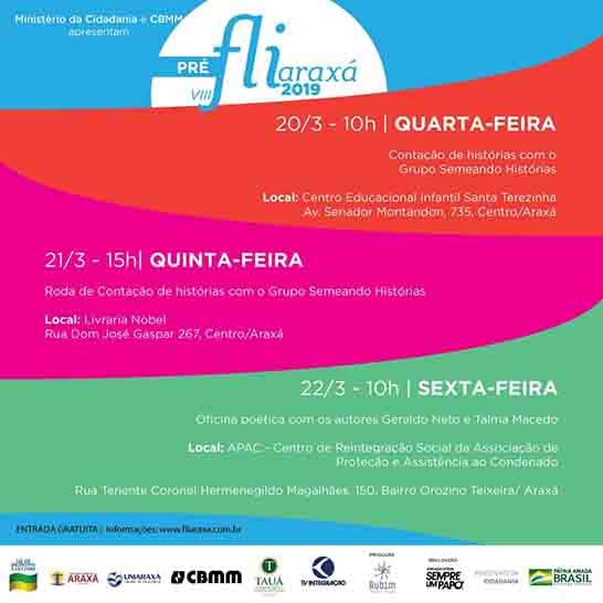 Pré -Fliaraxá inicia atividades