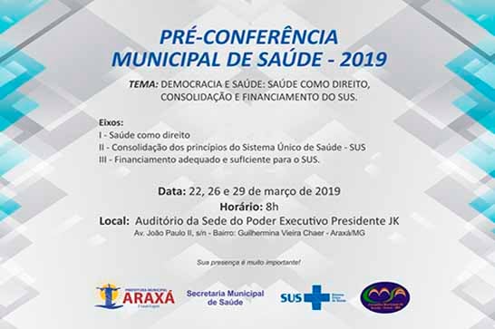 Pré – Conferência Municipal de Saúde conclama participação da sociedade