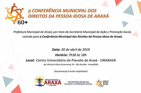 Prefeitura vai promover II Conferência Municipal dos Direitos da Pessoa Idosa