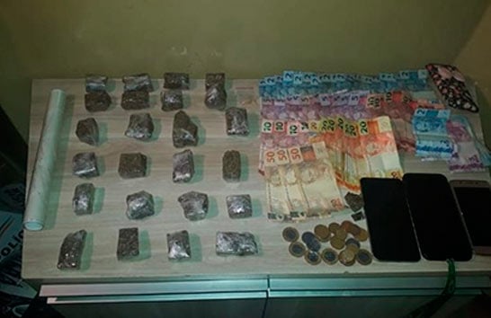 PM apreende maconha e prende suspeitos de tráfico no Santo Antônio