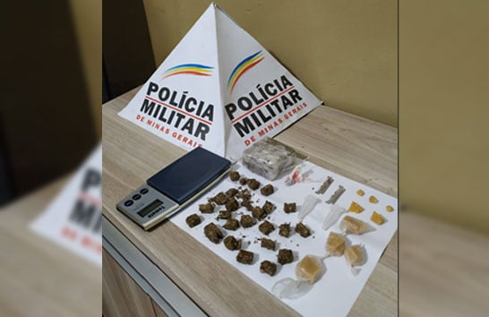 PM prende suspeito de tráfico no Pedra Azul