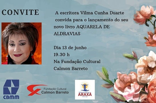 Prefeitura é parceira de lançamento de livro da escritora Vilma Cunha