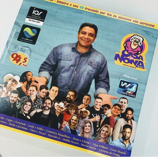 Alimentos arrecadados com CD Casa da Nona serão doados para o SOS