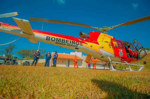 Helicóptero do SAMU já atende pacientes de Araxá