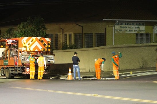 Prefeitura revitaliza a sinalização horizontal de Araxá