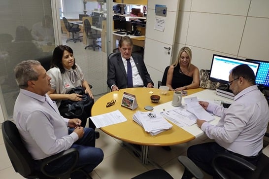 Prefeito participa de reuniões em Brasília para tratar do convênio de R$ 45 milhões