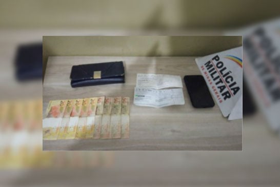 PM prende assaltante e recupera pertences da vítima