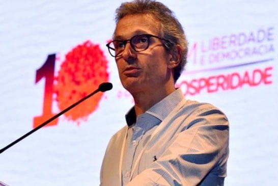 Romeu Zema abre 10º Fórum Liberdade e Democracia e defende reformas da previdência, tributária e administrativa