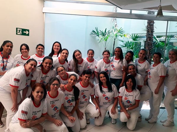 Dia mundial do doador de sangue com doação em Araxá