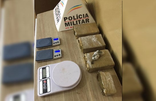 Casal é preso e PM apreende tabletes de maconha no São Francisco