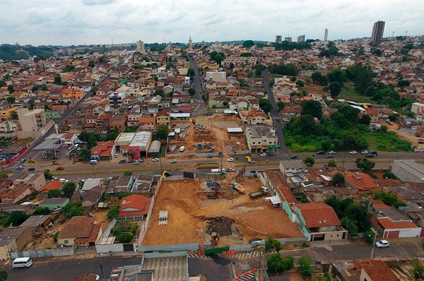 Obras do viaduto da rua Uberaba seguem o cronograma previsto