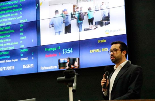 Raphael Rios cobra soluções digitais e tecnologia para melhorar serviços públicos