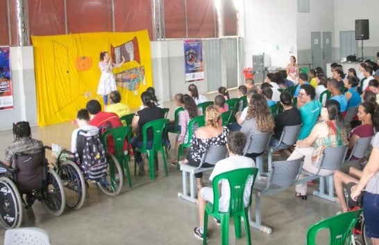 Apae e oficina no primeiro dia do Tri Ciclo em Araxá