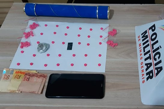 PM apreende adolescente com ecstasy e LSD