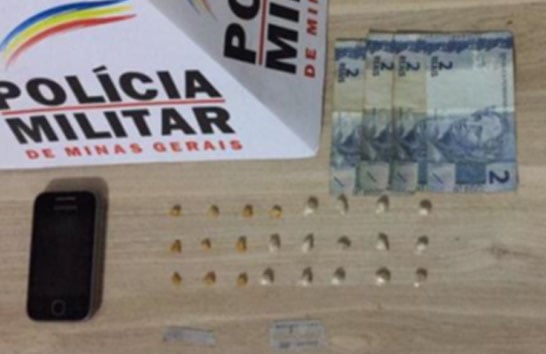 PM prende casal por envolvimento com o tráfico no bairro São Geraldo