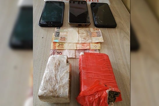 PM prende suspeitos e apreende tabletes de maconha no Boa Vista