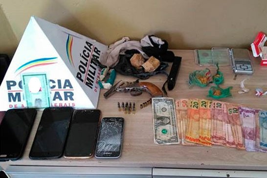 Operação da PM e PC prende autores de roubo e diversos materiais em Araxá